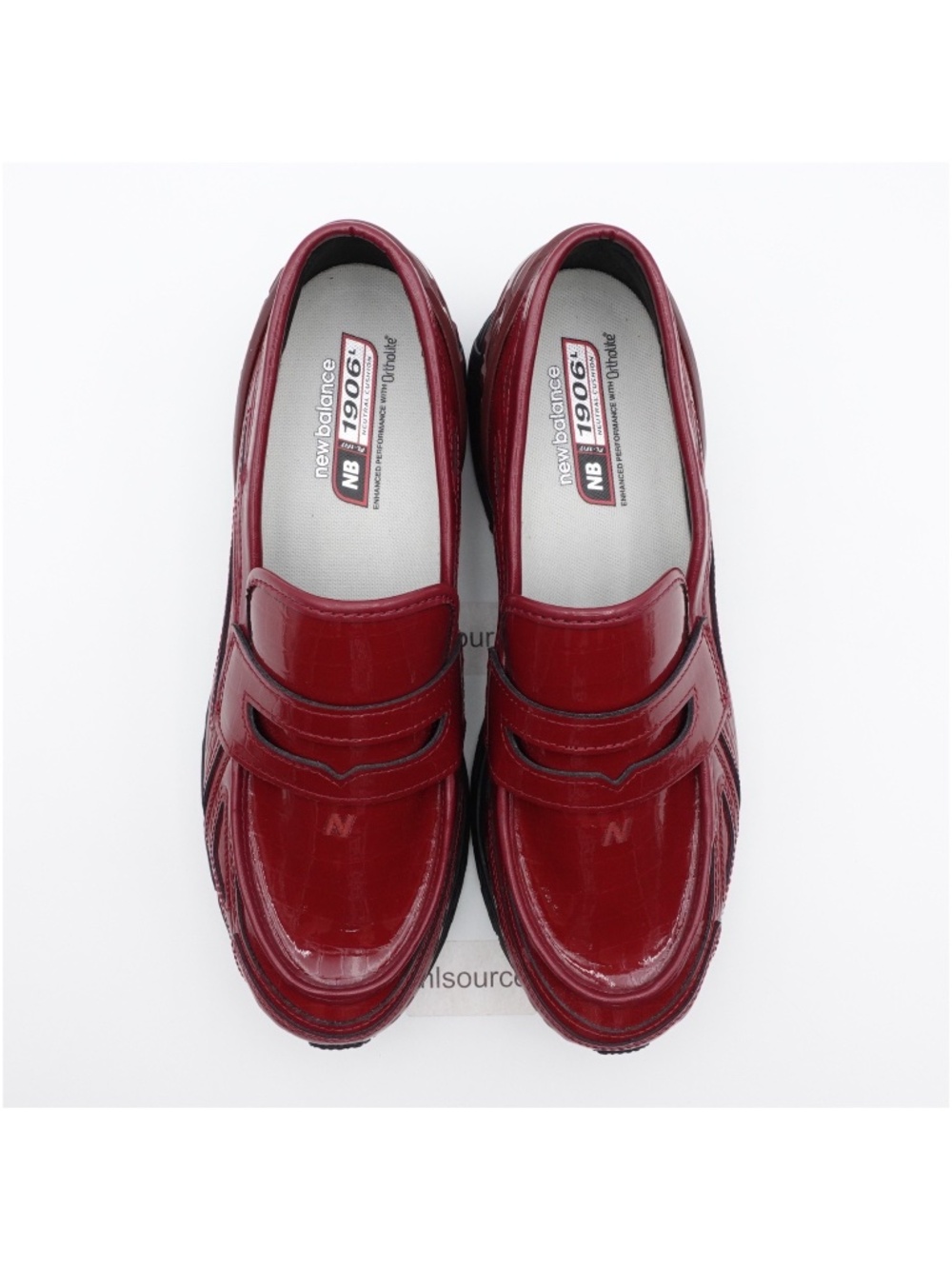 NEW New Balance 1906L Slip-On Patent Leather Loafer Sneakers - Picture 3 of 9